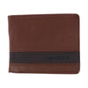 Men's Leather Bifold Passcase Wallet