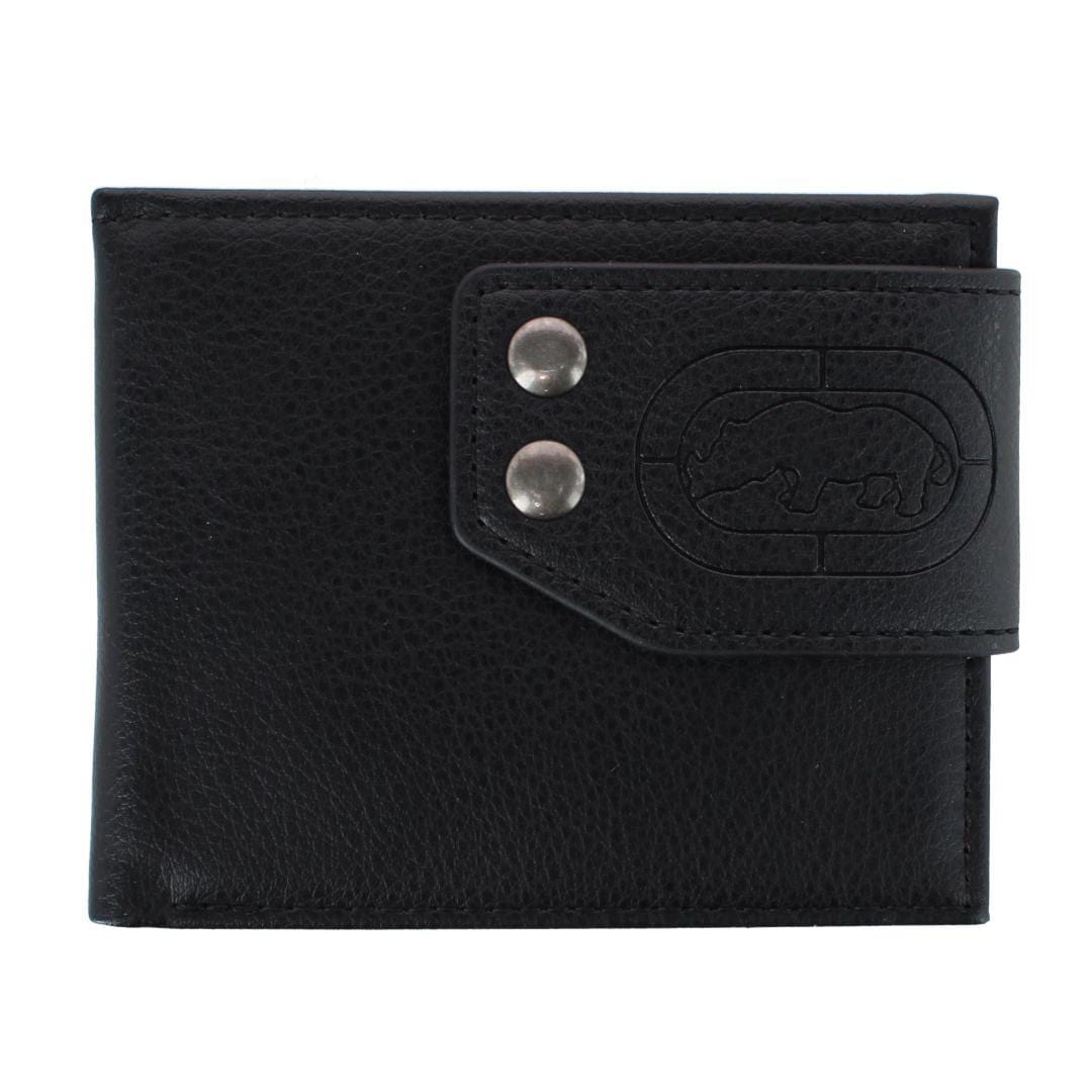 Ecko Men's Bifold Wallet with Double Snap Closure - Men's Bifold Wallet with Double Snap Closure