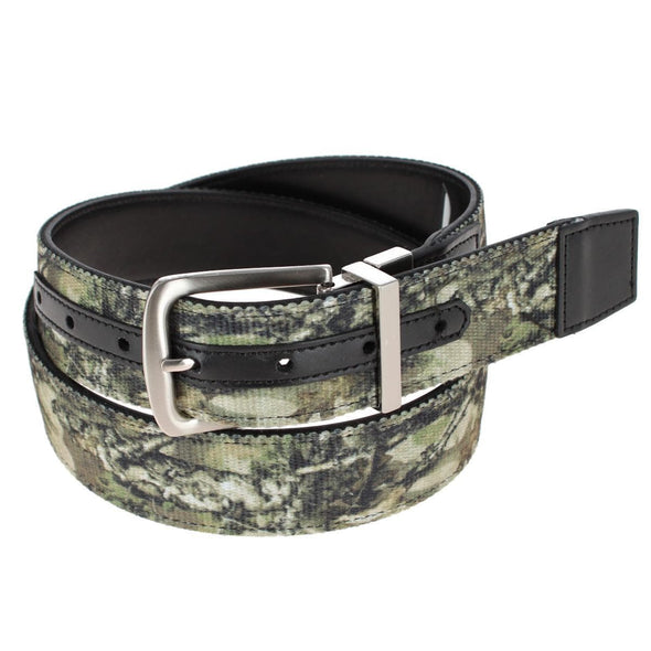Men's Camoflauge Reversible to Solid Belt