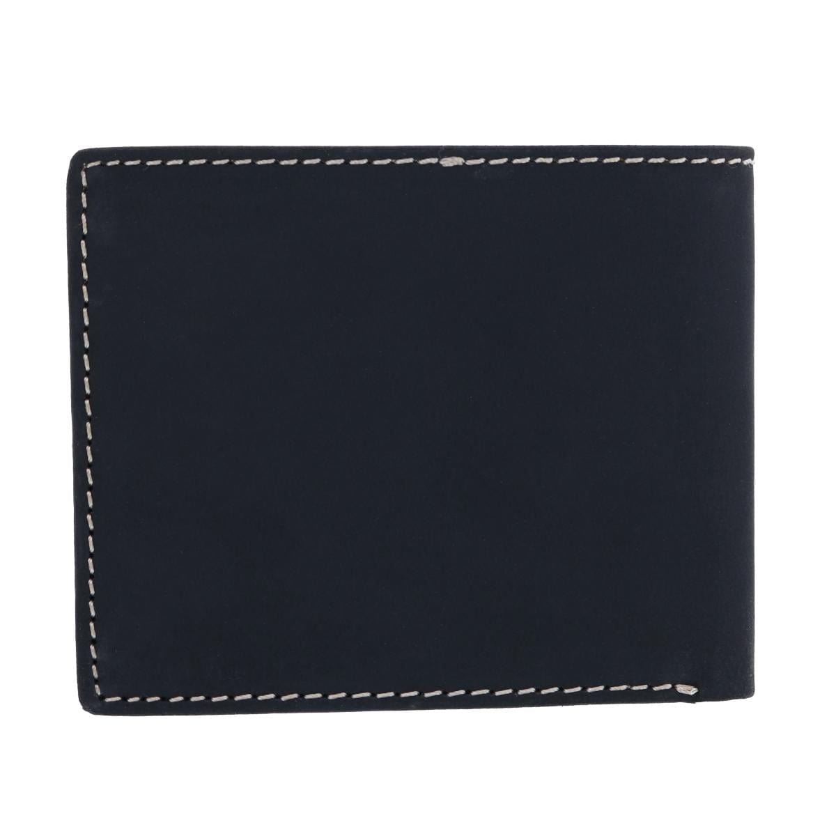 Wrangler Men's Oil Tanned Leather Bifold Wallet - Black