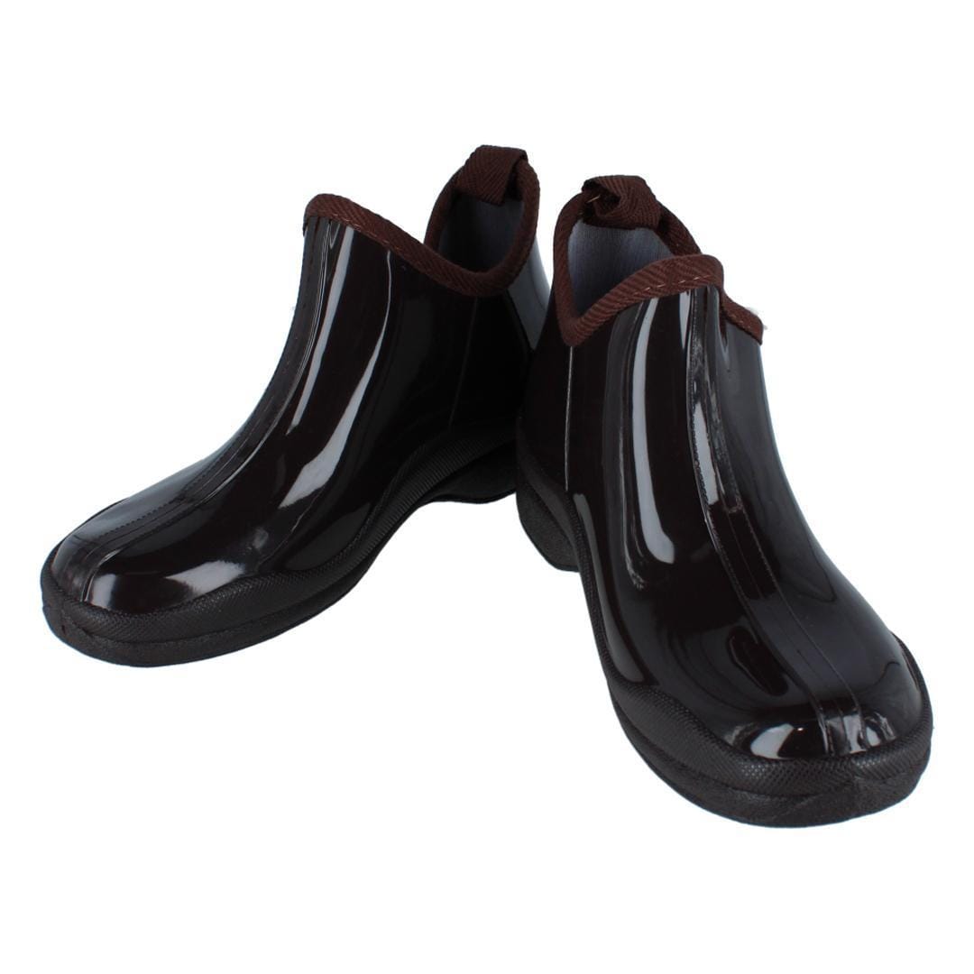 CTM® Women's Solid Ankle Height Garden Rain Boots