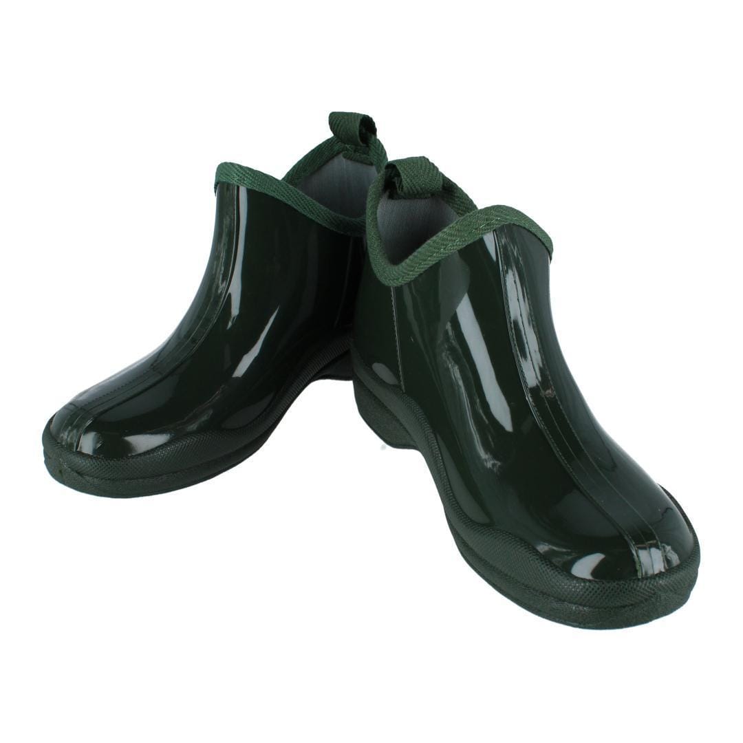 CTM® Women's Solid Ankle Height Garden Rain Boots