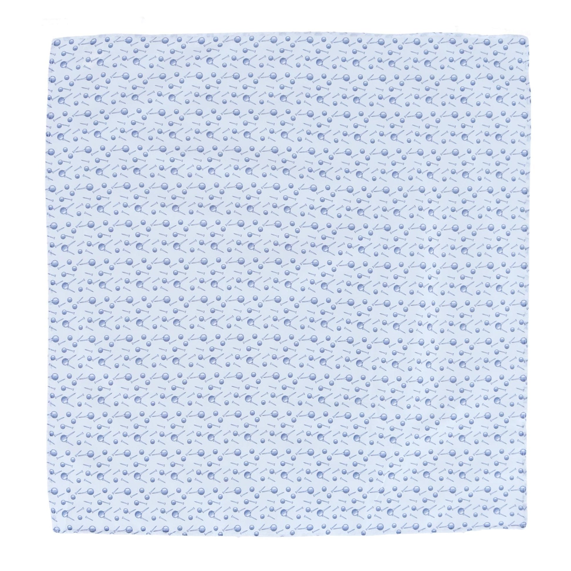 Ascentix Men's 5 Pack Cotton Golf Theme Novelty Hankies - Navy and White