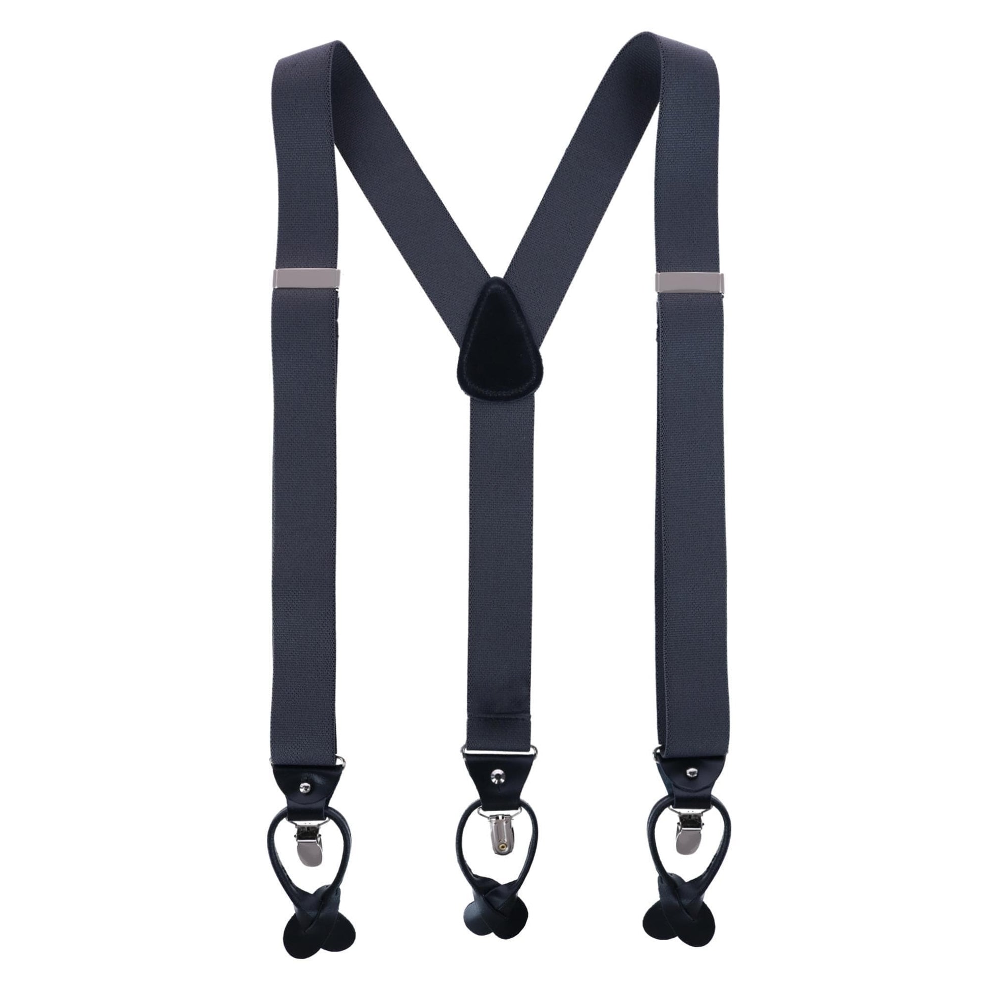 Ascentix Men's Classic Stretch 1 3/8 inch Convertible Suspenders - Men's Classic Stretch 1 3/8 inch Convertible Suspenders