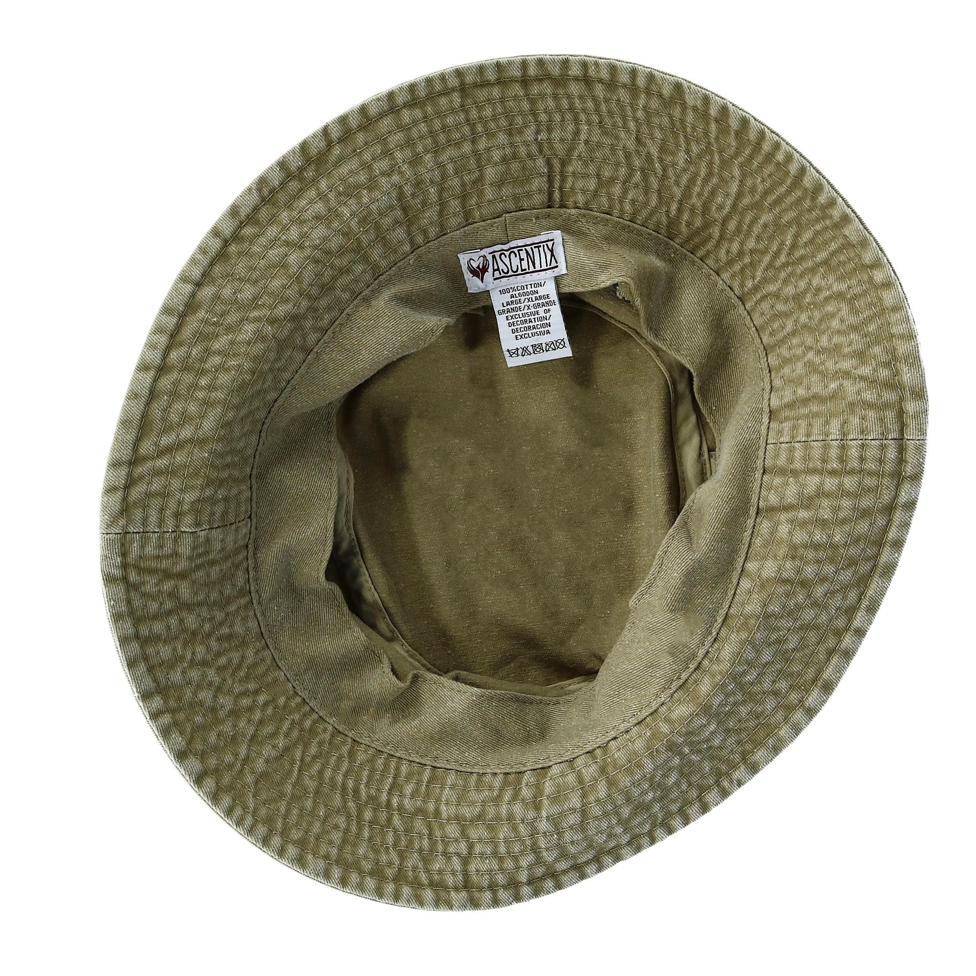 Ascentix Cotton Packable Bucket Hat - Khaki
