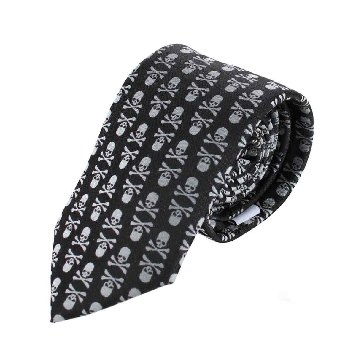 Ascentix Pirate Skull and Crossbones Necktie