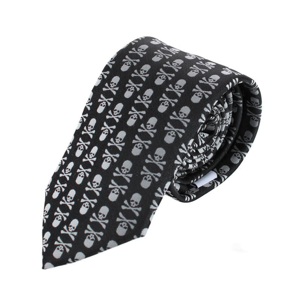 Skull and Crossbones Necktie