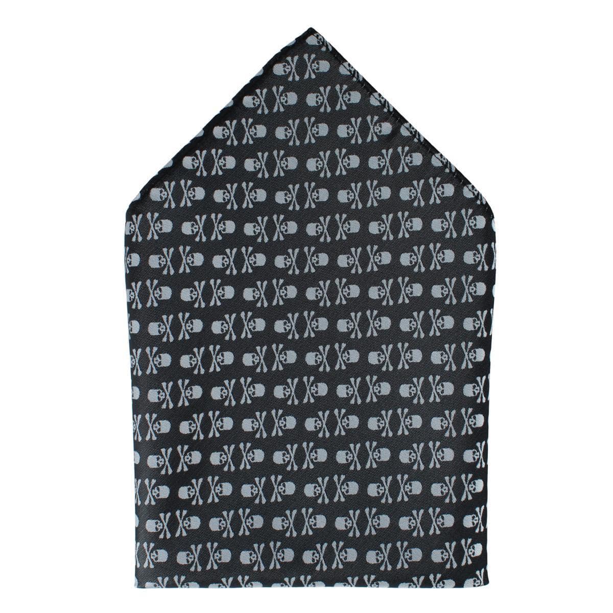 Ascentix Pirate Skull and Crossbones Pocket Square
