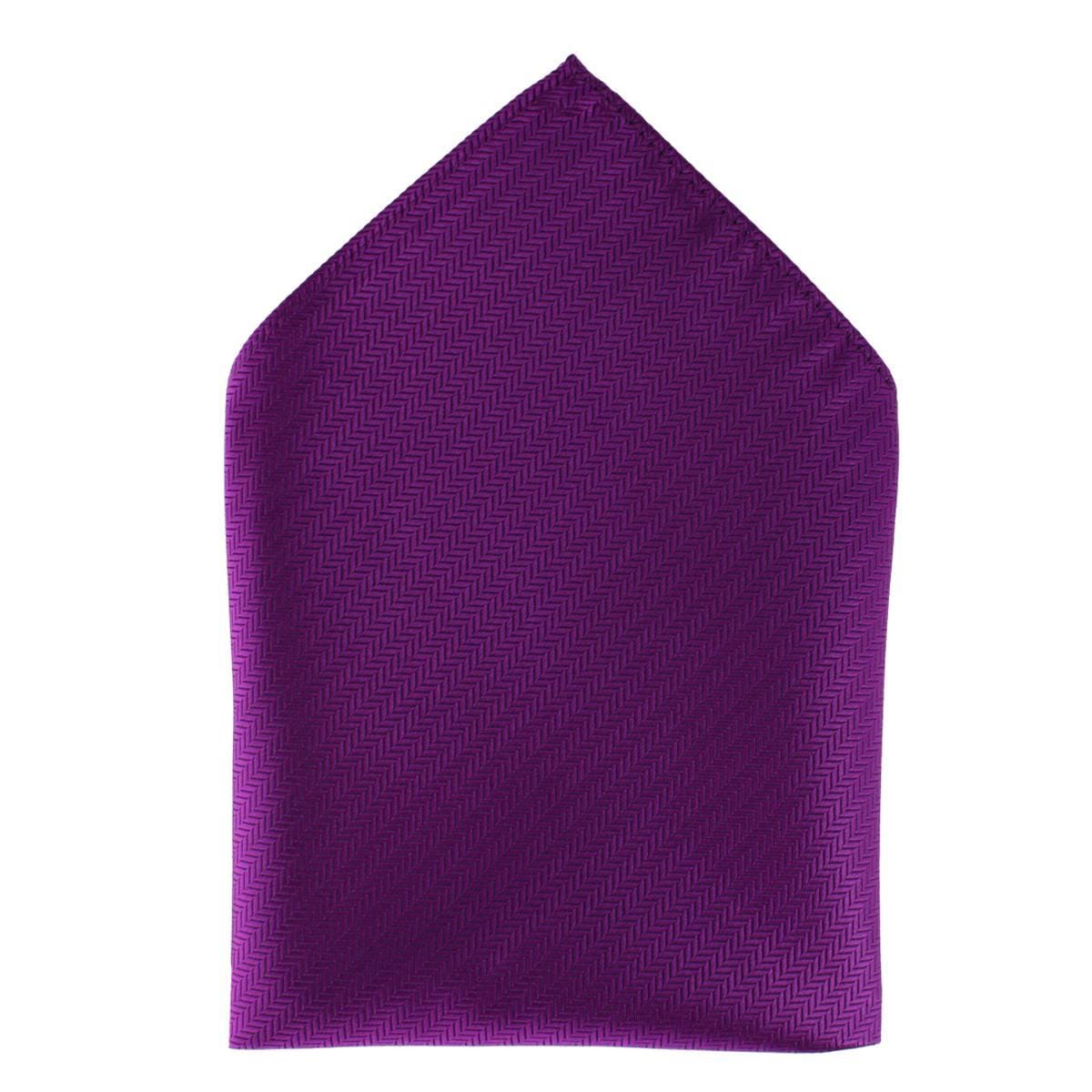 Ascentix Etched Herringbone Twist Pocket Square - Etched Herringbone Twist Pocket Square