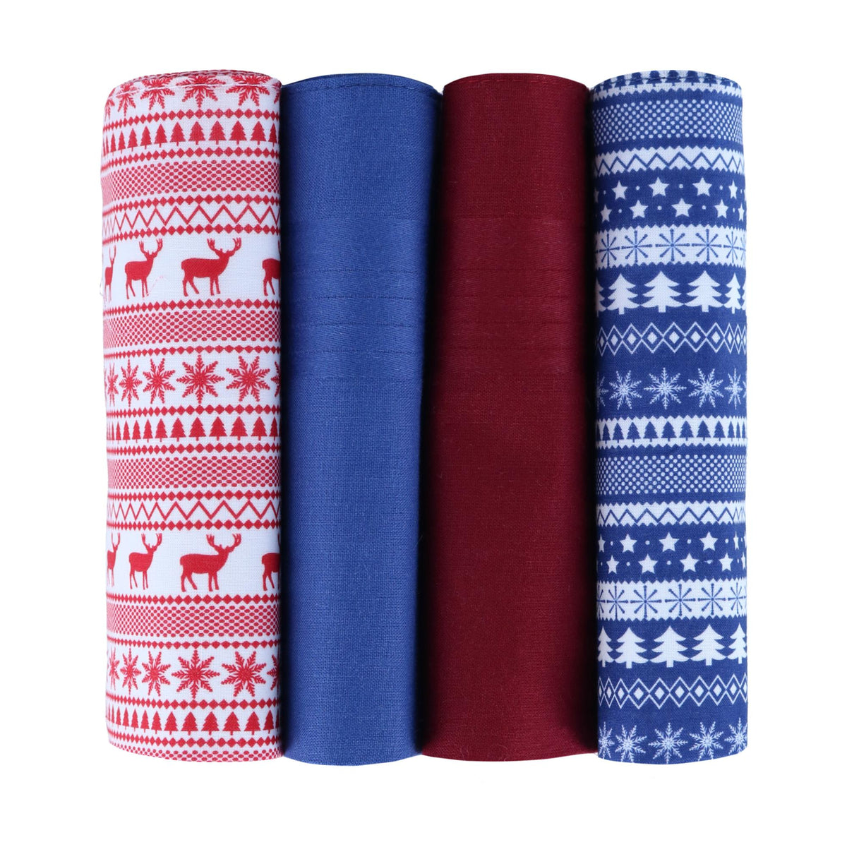 Ascentix Men's Holiday & Golf Hanky Gift Bundle - Christmas & Golf