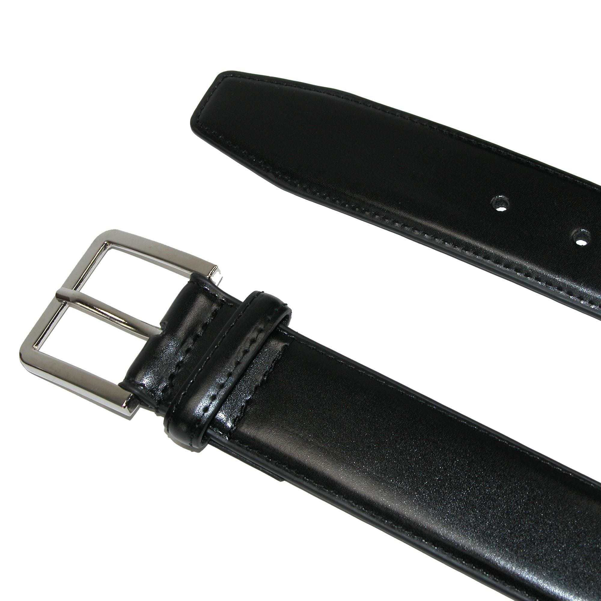 CTM® Men's Leather Travel Money Belt - Black
