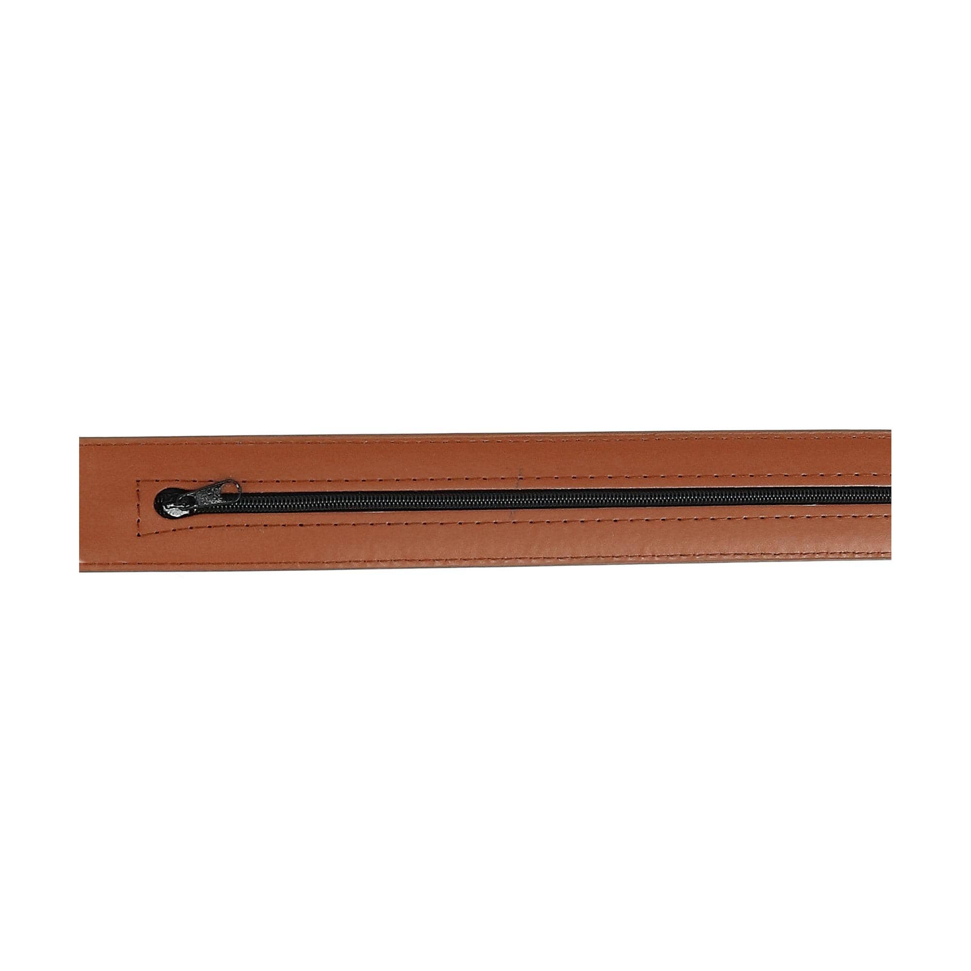 CTM® Men's Leather Travel Money Belt - Tan