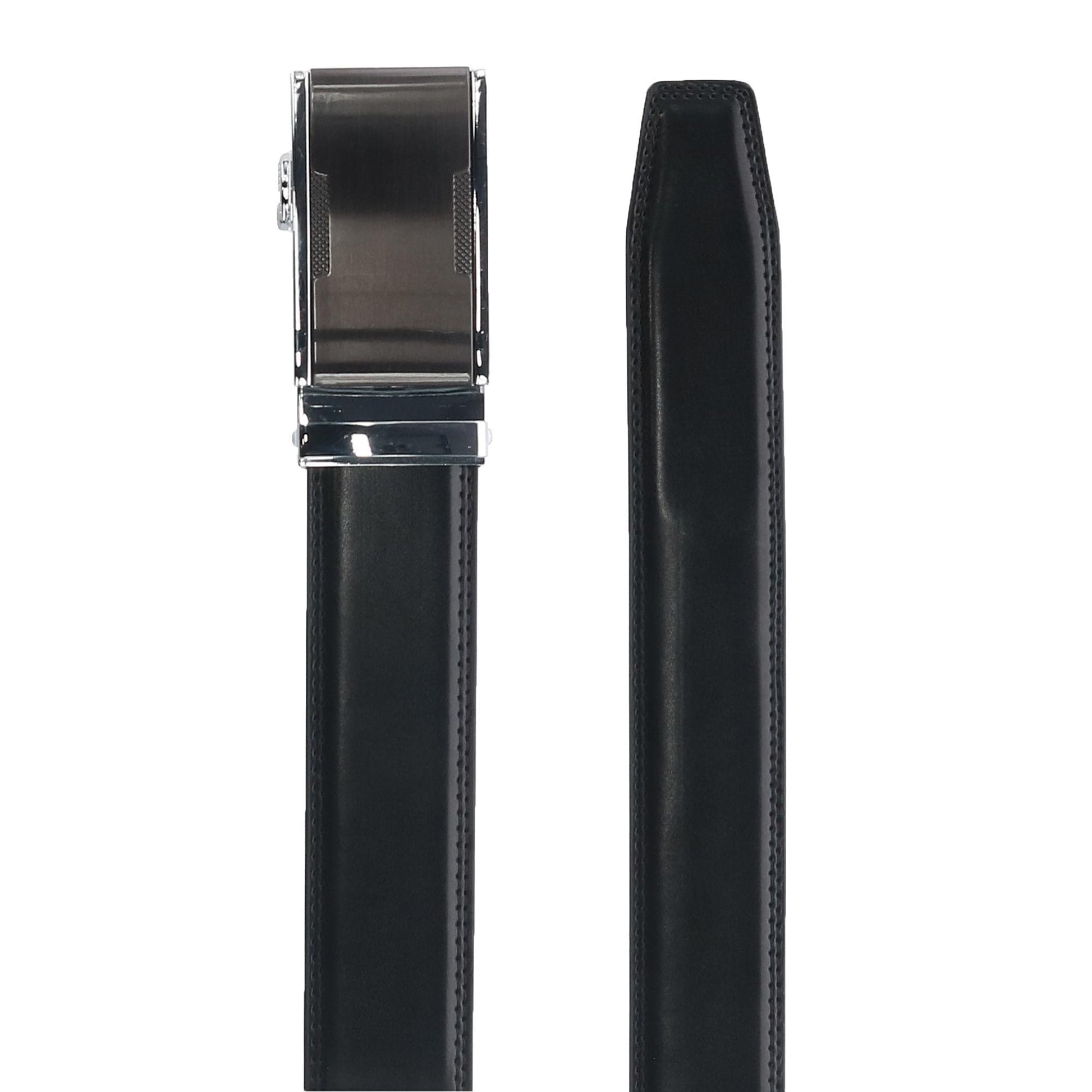 Belton USA Men's Auto Lock Travel Money Ratchet Belt - Black