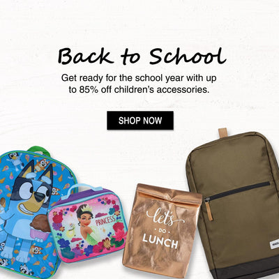 Back to School: Get ready for the school year with up to 85% off children's accessories. Shop now!