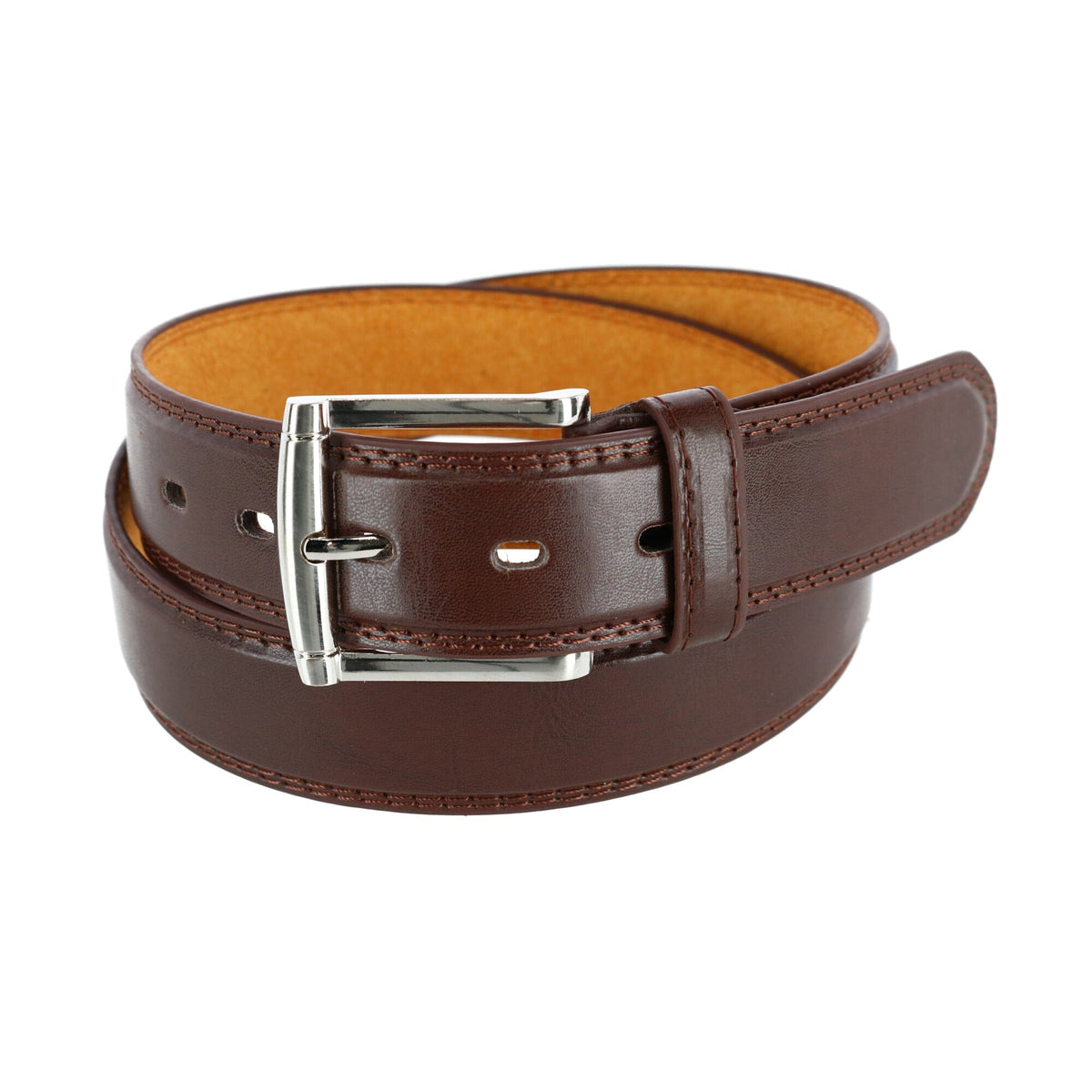 CTM® Men's Basic Belt - Brown