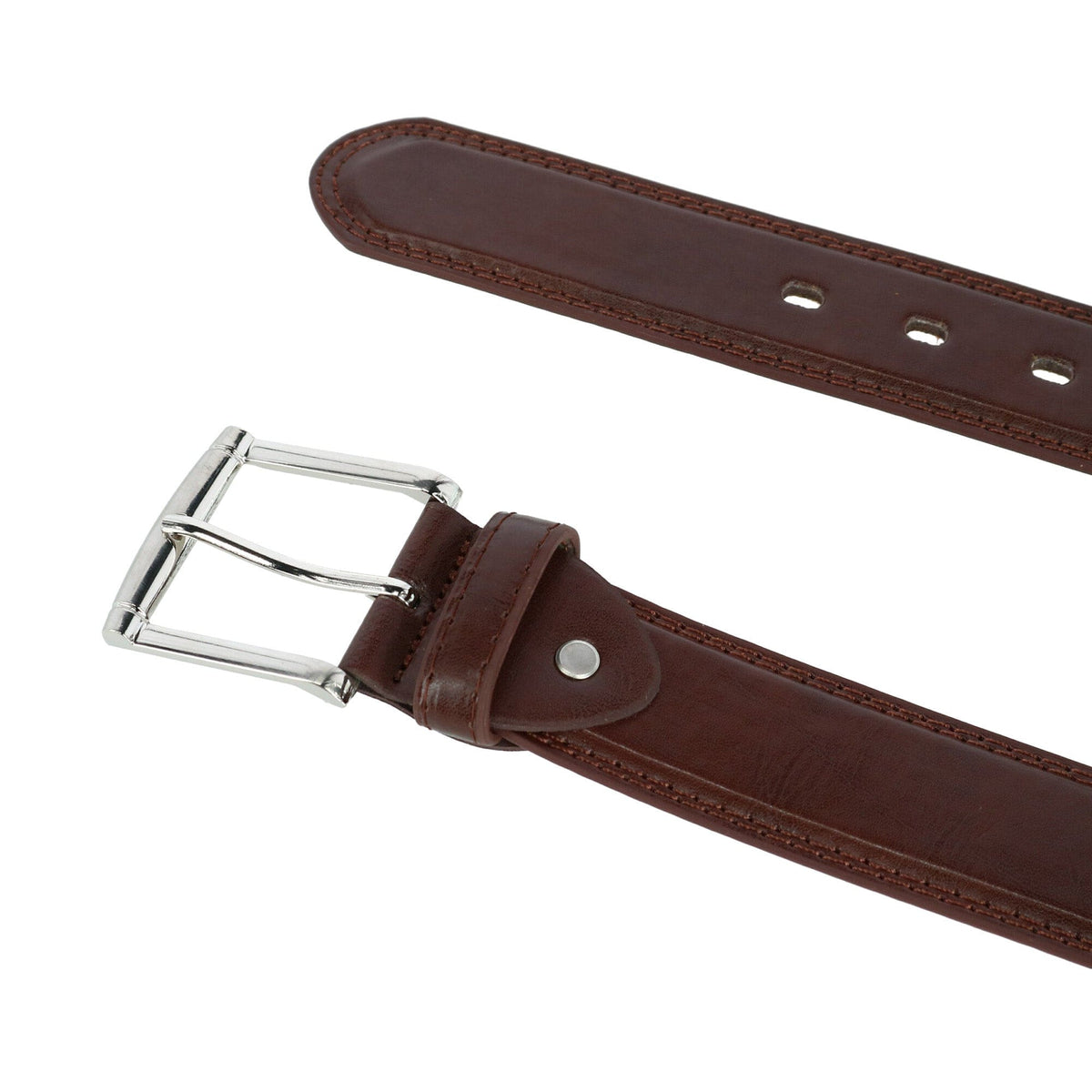 CTM® Men's Basic Belt - Brown