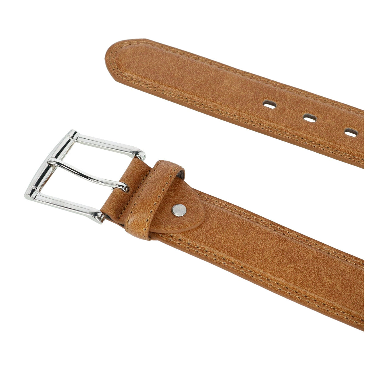 CTM® Men's Basic Belt - Tan