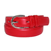 Kid's Leather 1 inch Basic Dress Belt (Pack of 2)