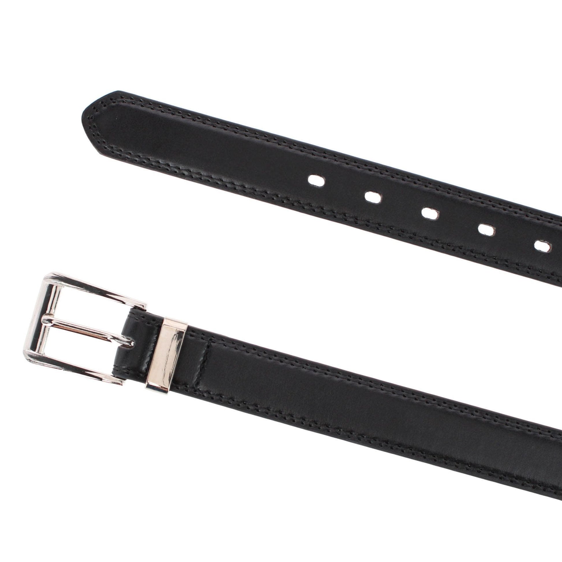 CTM® Men's Basic Dress Belt - Black