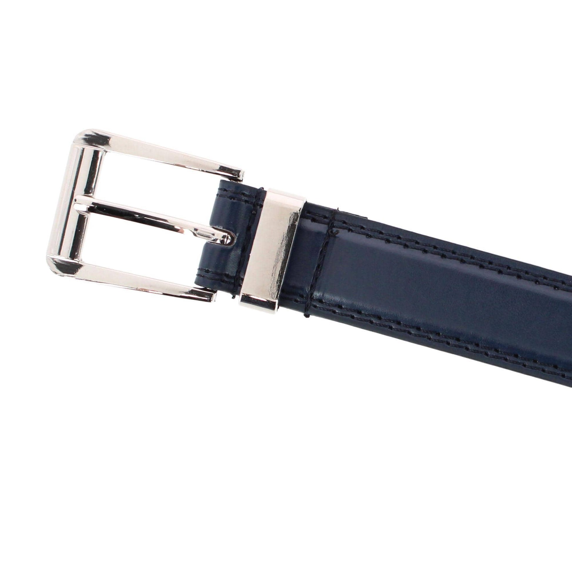CTM® Men's Basic Dress Belt - Navy