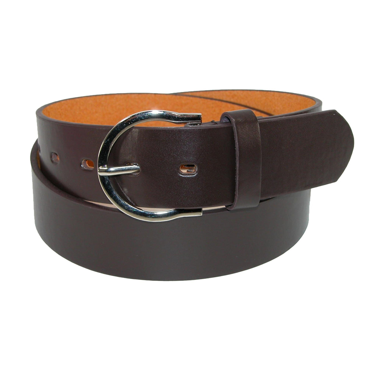 CTM® Womens 1 3/8 Inch Wide Basic Bridle Belt