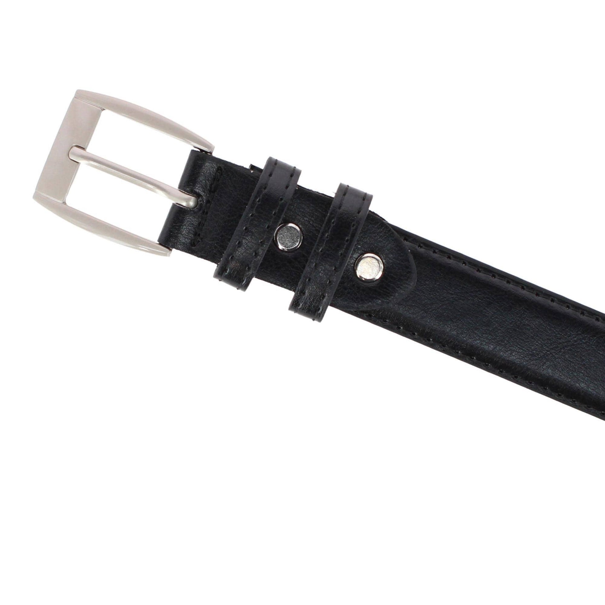 CTM® Men's Big & Tall Dress Belt - Black