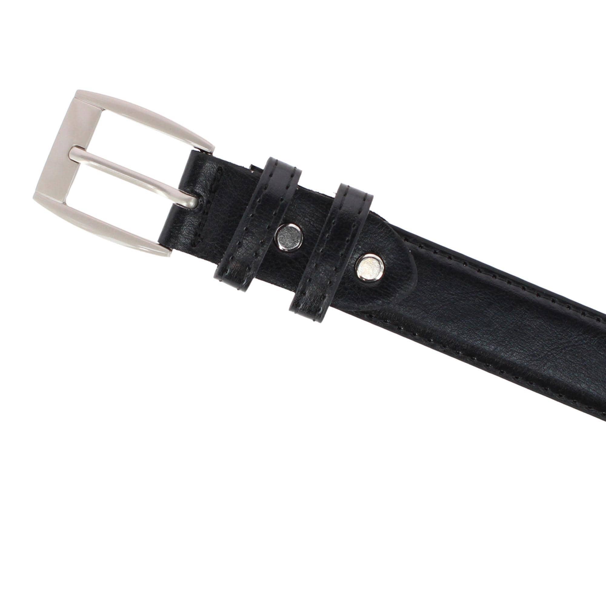 CTM® Men's Big & Tall Dress Belt - Black