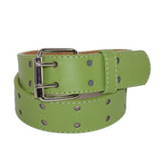Kids' 1 Inch Wide Leather Two Hole Jean Belt