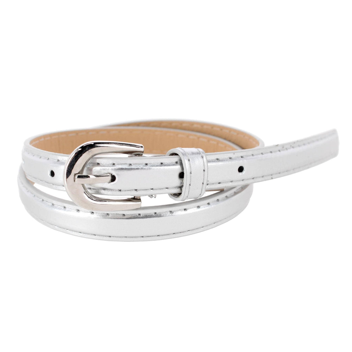 CTM® Kid's 1/2 Inch Skinny Dress Belt