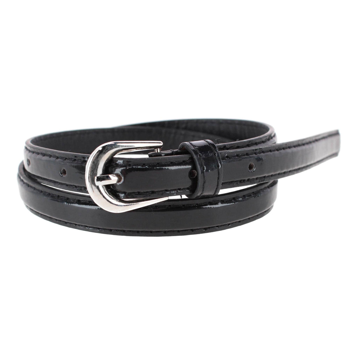 CTM® Kid's 1/2 Inch Skinny Dress Belt - Kid's 1/2 Inch Skinny Dress Belt