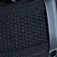 CTM® Kids 2 Hole Roller Buckle Canvas Belt - Black