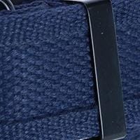CTM® Kids 2 Hole Roller Buckle Canvas Belt - Navy