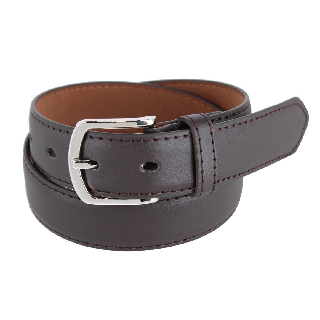 CTM® Boy's Casual Basic Leather Belt