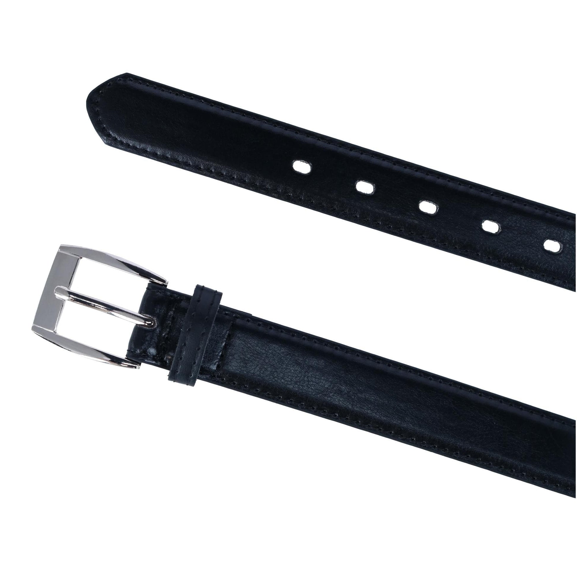 CTM® Kids 1 1/8 Inch Causal Jean Belt - Black