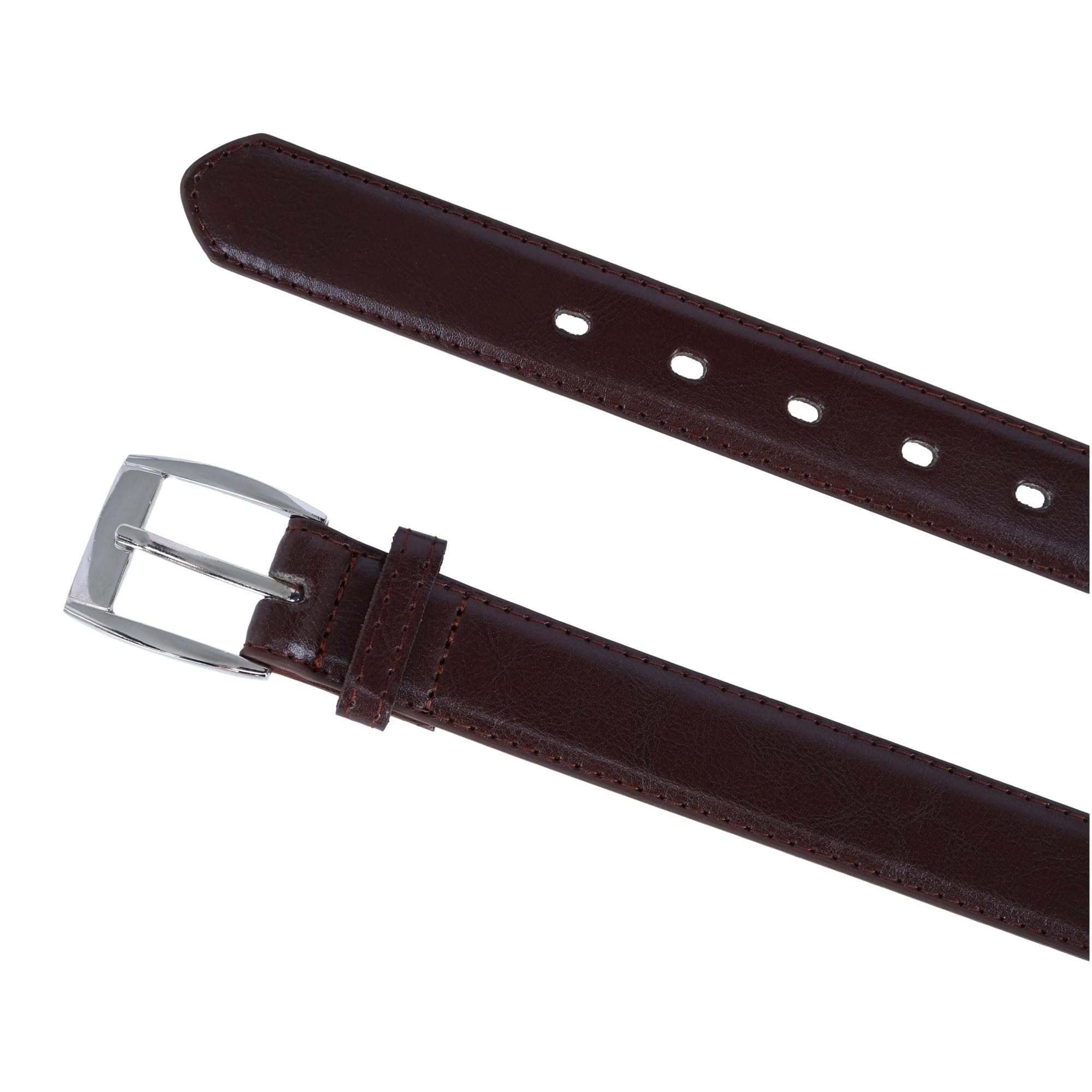 CTM® Kids 1 1/8 Inch Causal Jean Belt - Brown