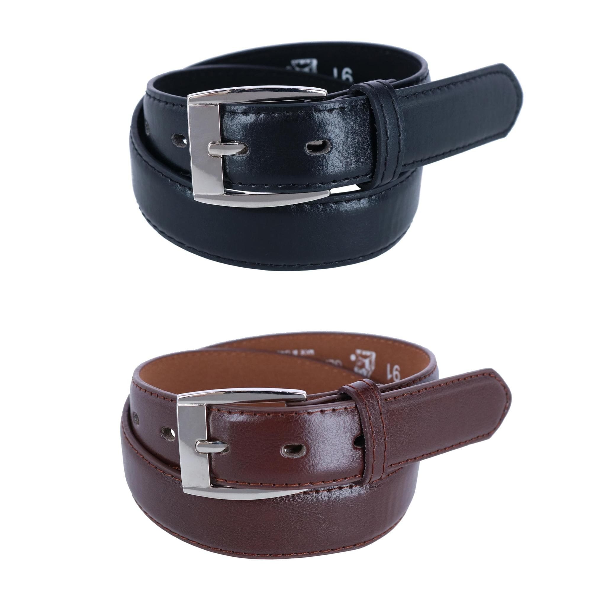 CTM® Kids 1 1/8 Inch Causal Jean Belt (Pack of 2)