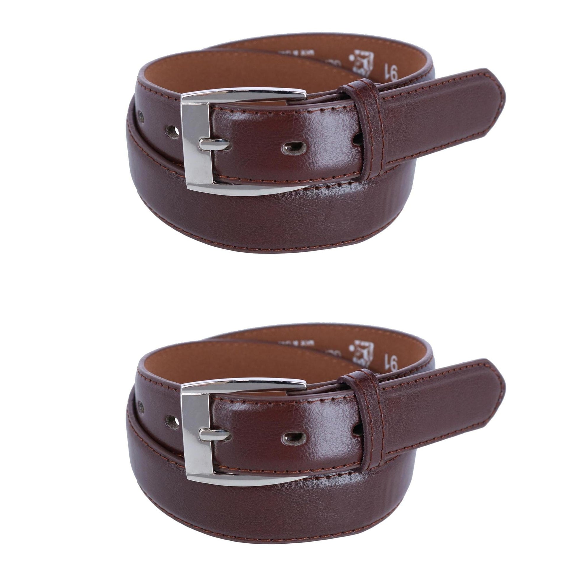CTM® Kids 1 1/8 Inch Causal Jean Belt (Pack of 2)