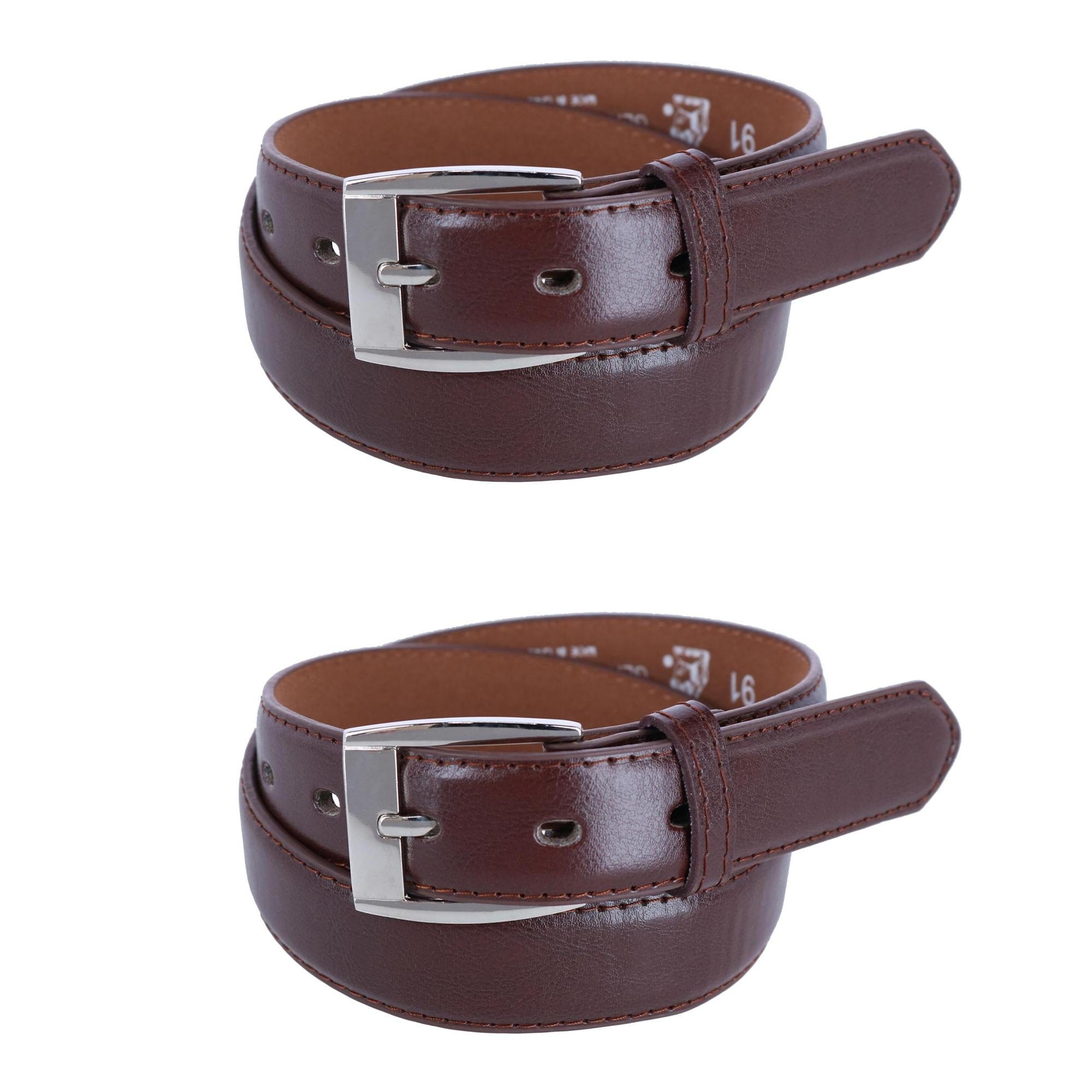CTM® Kids 1 1/8 Inch Causal Jean Belt (Pack of 2)
