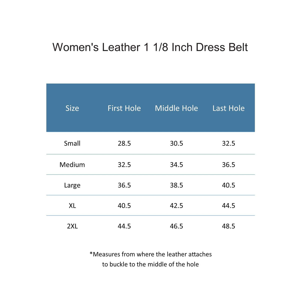 CTM® Women's 1-Inch Wide Leather Belt with Gold Buckle - Black