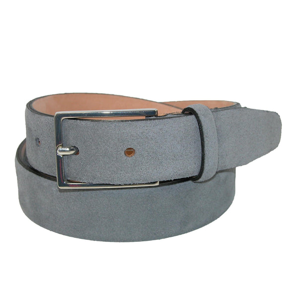 Men's Stratton Italian Leather Suede Belt