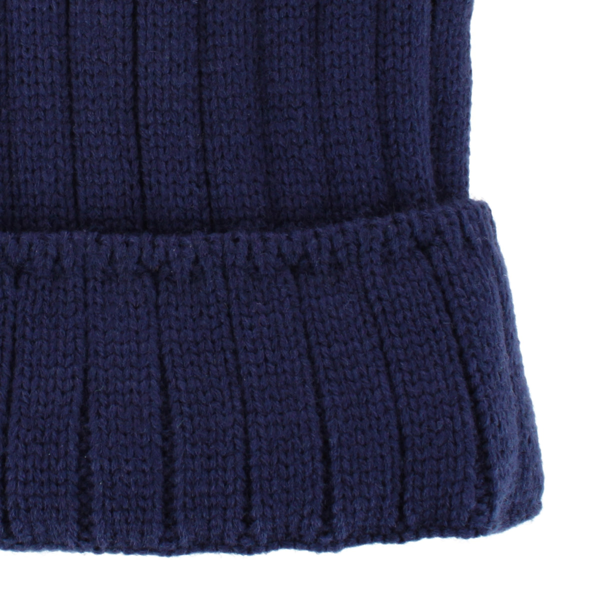 Grand Sierra Men's One Size Lined Cable Knit Winter Beanie Hat - Navy