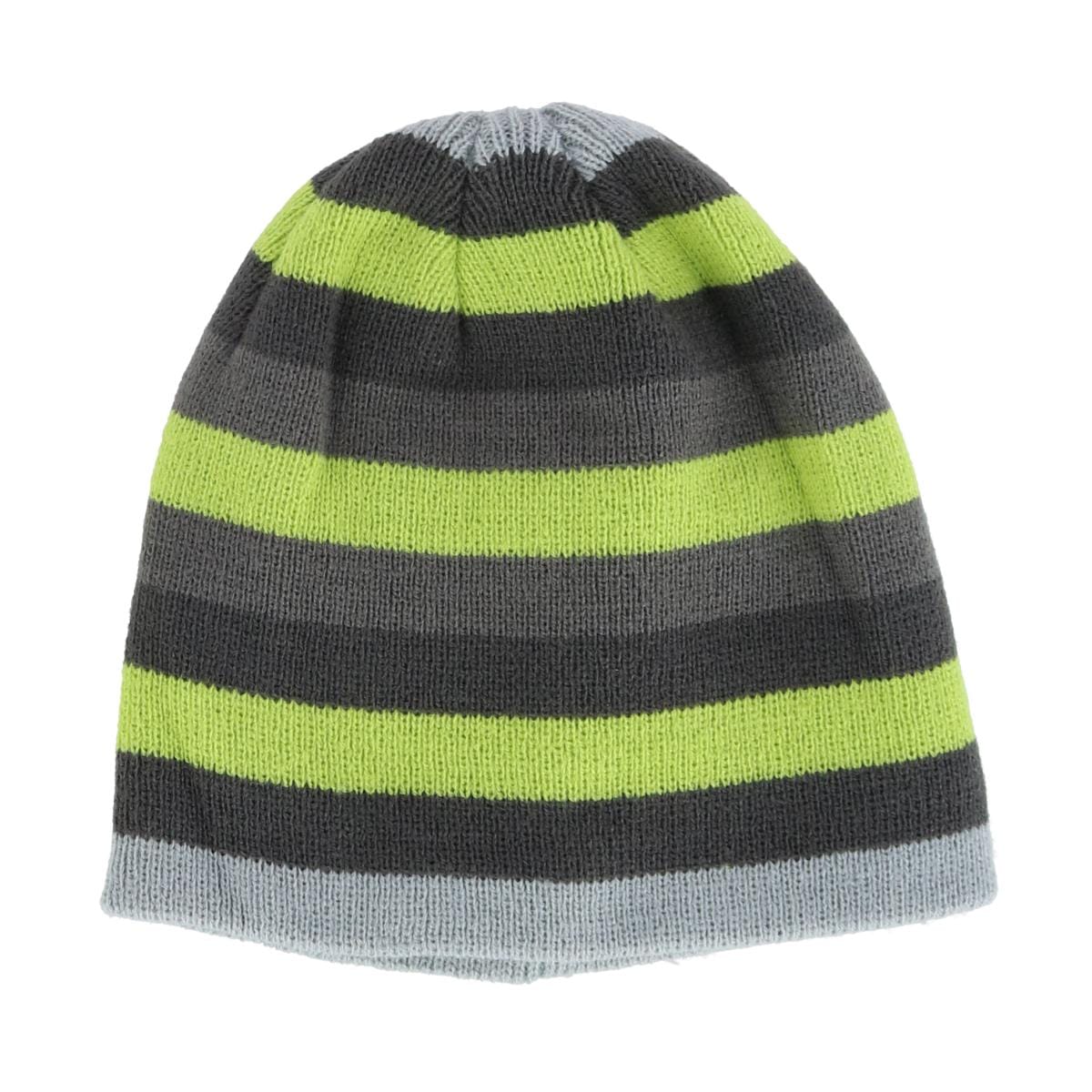 Grand Sierra Kids' 2-4 Striped 2-Piece Winter Beanie and Mitten Set - Yellow