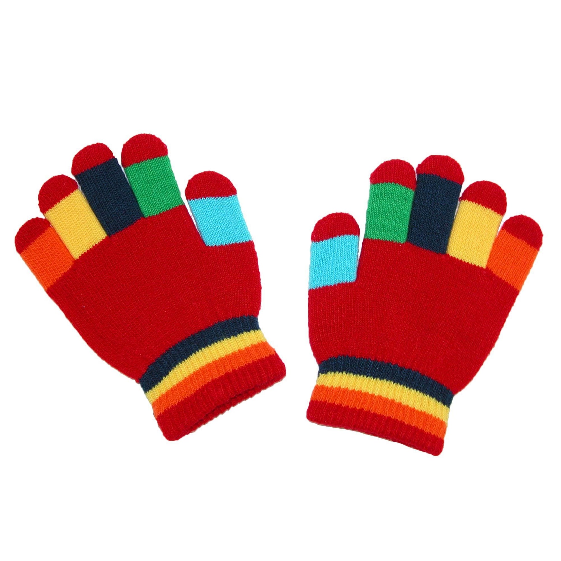 Grand Sierra Toddler 2-4T Knit Stretch Counting Gloves - Black
