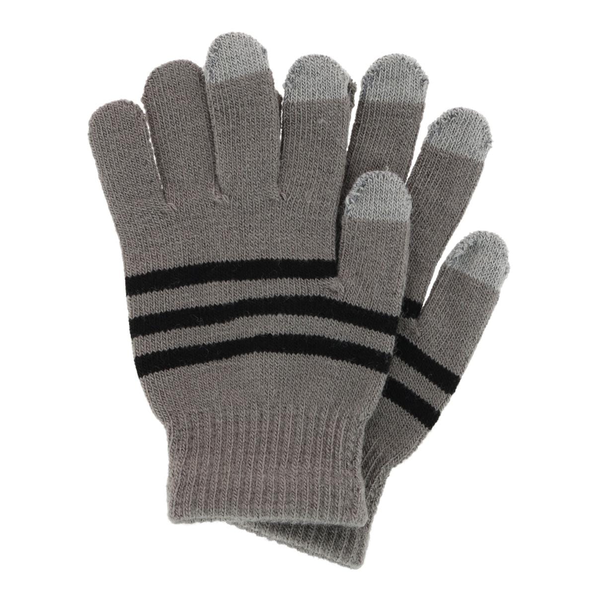 Grand Sierra Kids' One Size Striped Touchscreen Winter Glove - Kids' One Size Striped Touchscreen Winter Glove