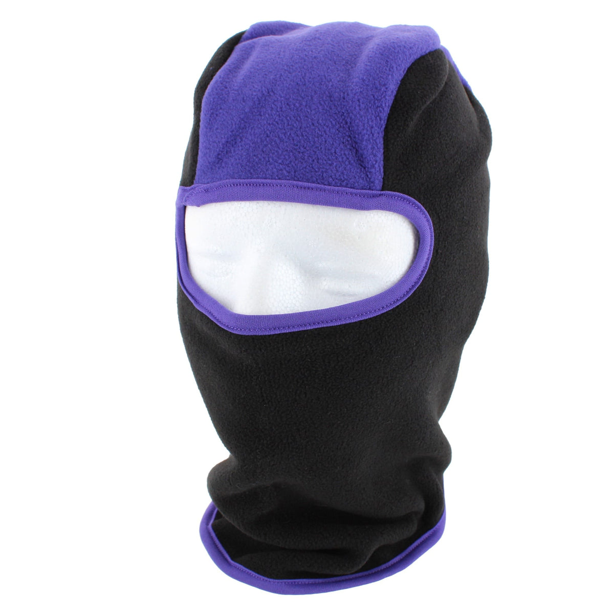 Grand Sierra Girls' Sport Fleece Balaclava Winter Ski Mask, Ages 8-16 - Purple
