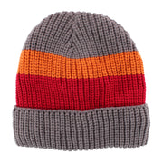 Boys' Stripe Plush Lined Winter Beanie Hat, One Size