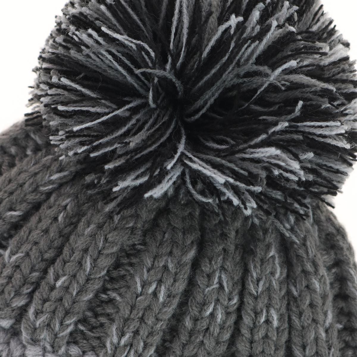 Grand Sierra Kids' Fleece Lined Chunky Marled Knit Winter Cuff Beanie - Gray