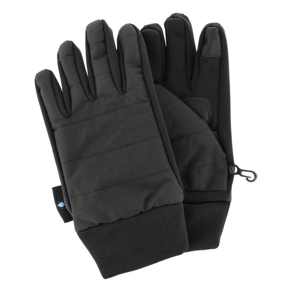 Grand Sierra Men's Quilted Softshell Waterproof Touchscreen Winter Gloves - Men's Quilted Softshell Waterproof Touchscreen Winter Gloves