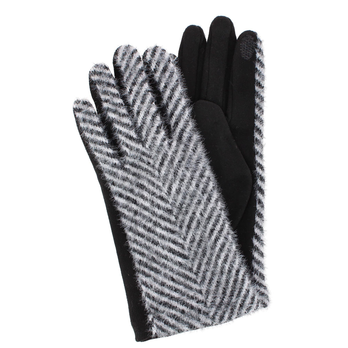 Grand Sierra Women's Touchscreen Chevron Winter Driving Gloves - Women's Touchscreen Chevron Winter Driving Gloves