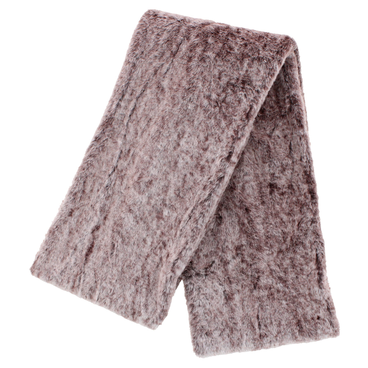 Grand Sierra Women's Synthetic Fur Infinity Winter Scarf - Purple